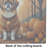 Tibetan Spaniel Fall Glass Cutting Board Large