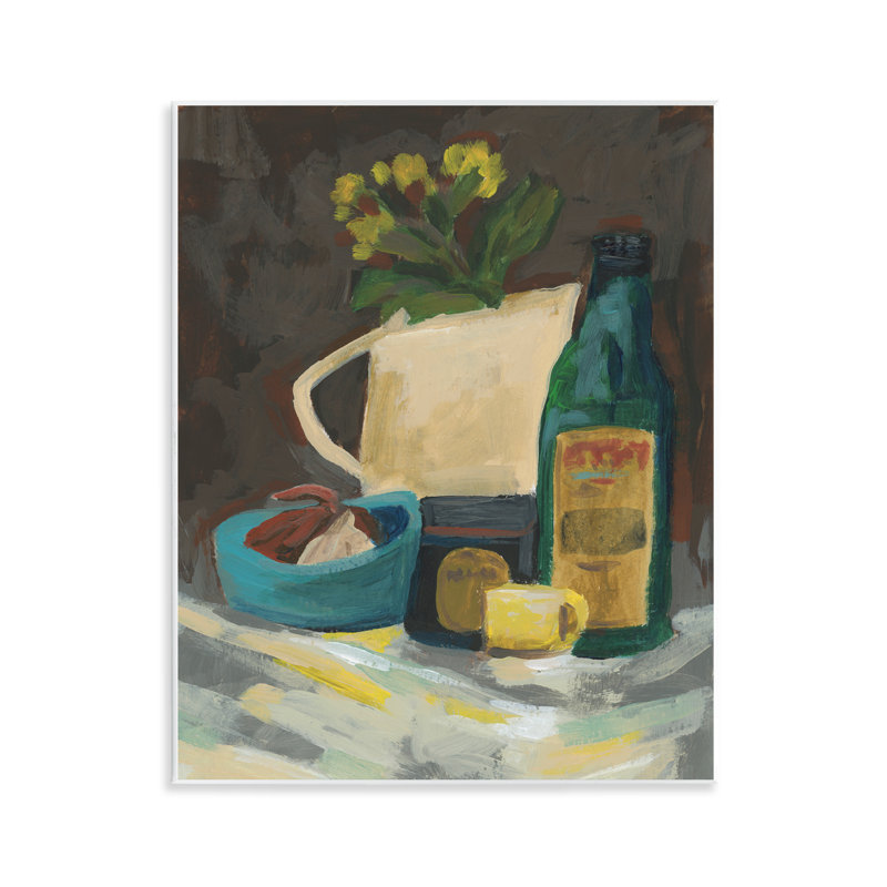 Impression sur bois, impression de nature morte par June Erica Vess