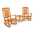 Ensemble 3 pièces de chaise berçante POLYWOOD