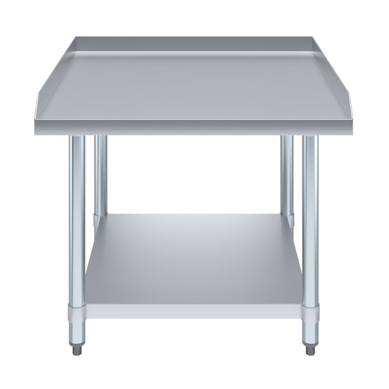 30" Heavy Duty Stainless Steel Equipment Stand with Undershelf