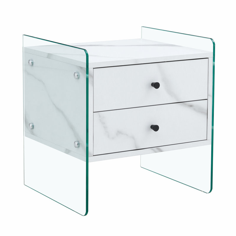 Double-drawer Bedside Table