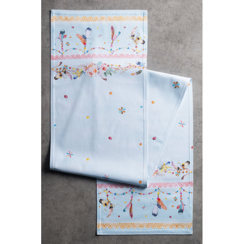 100% Cotton Table Runner, 72" L x 14.5" W