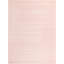 Tapis uni / rayé de couleur anglaise rose / ivoire Fladena-2073728099
