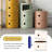 Modern Stackable Round Nightstand with Storage – 3-Tier Side Table Cabinet with Drawers-891580904