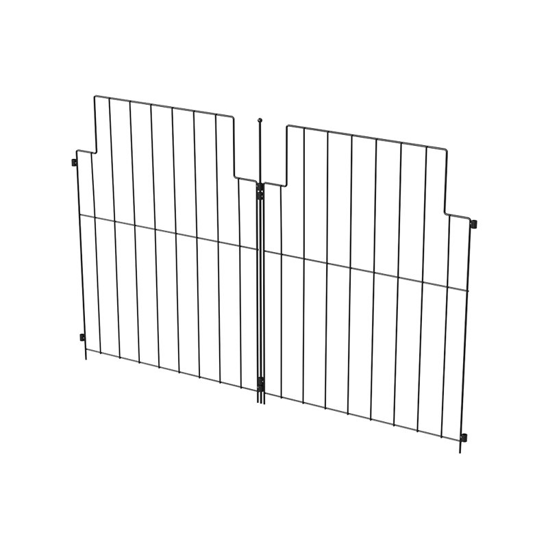 42cm H x 32cm W Metal Border Fencing