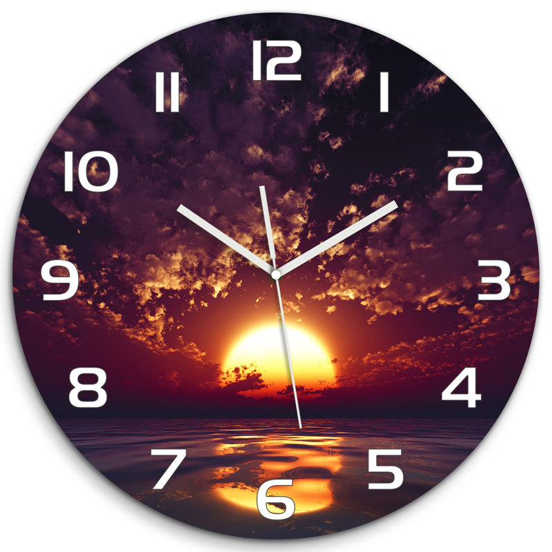 Jesenya Glass Wall Clock