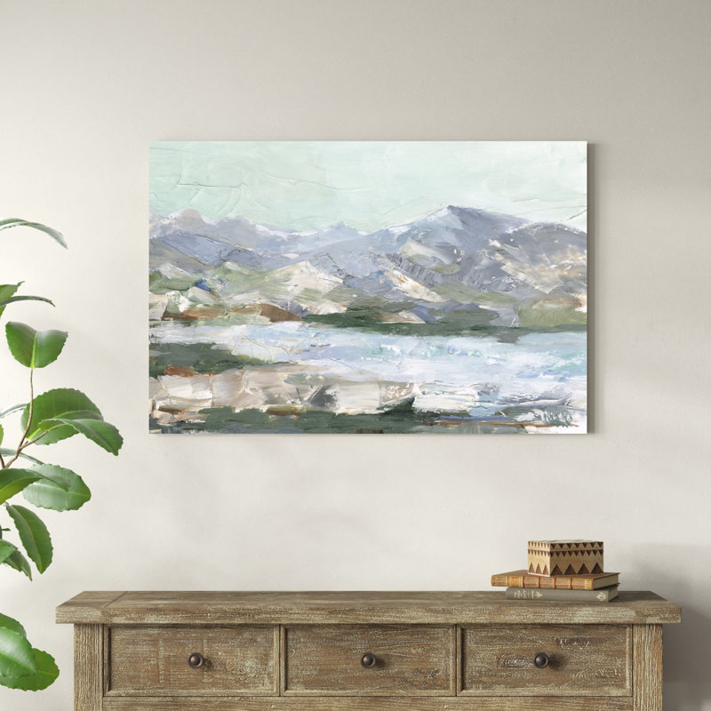 Pastel Mountain View I, H 32 po x l 48 po x P 1,25 po