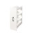 Modern Wooden Tall Bookshelf with 4 Tier Multi-Functional Pull-Out Shelves and 2 Glass Doors for Organized Storage in Living Rooms and Home Offices-628448279