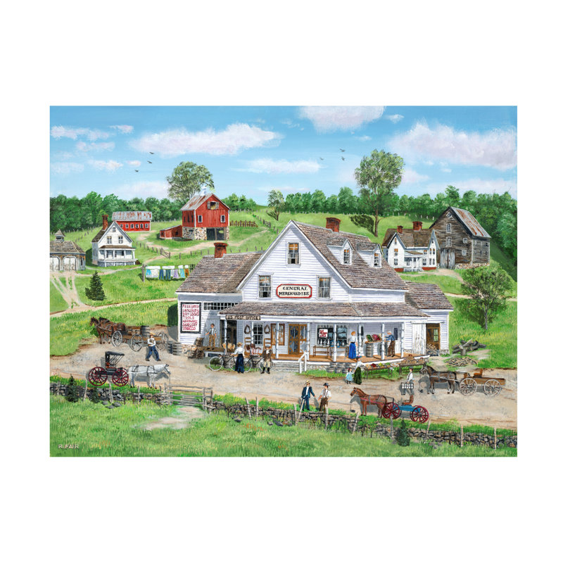 Hazuri Bob, commerce champêtre, H 35 po x l 47 po x P 2 po