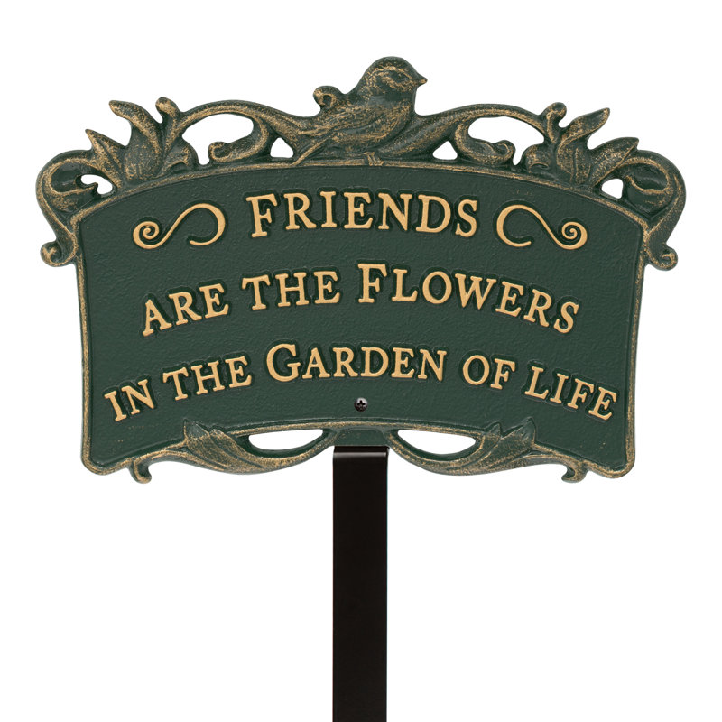 Songbird Friends Garden Plaque