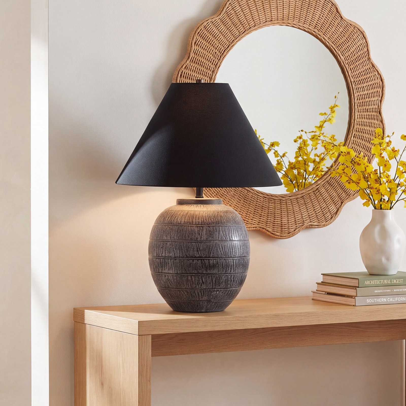 Persimmon Ceramic Table Lamp