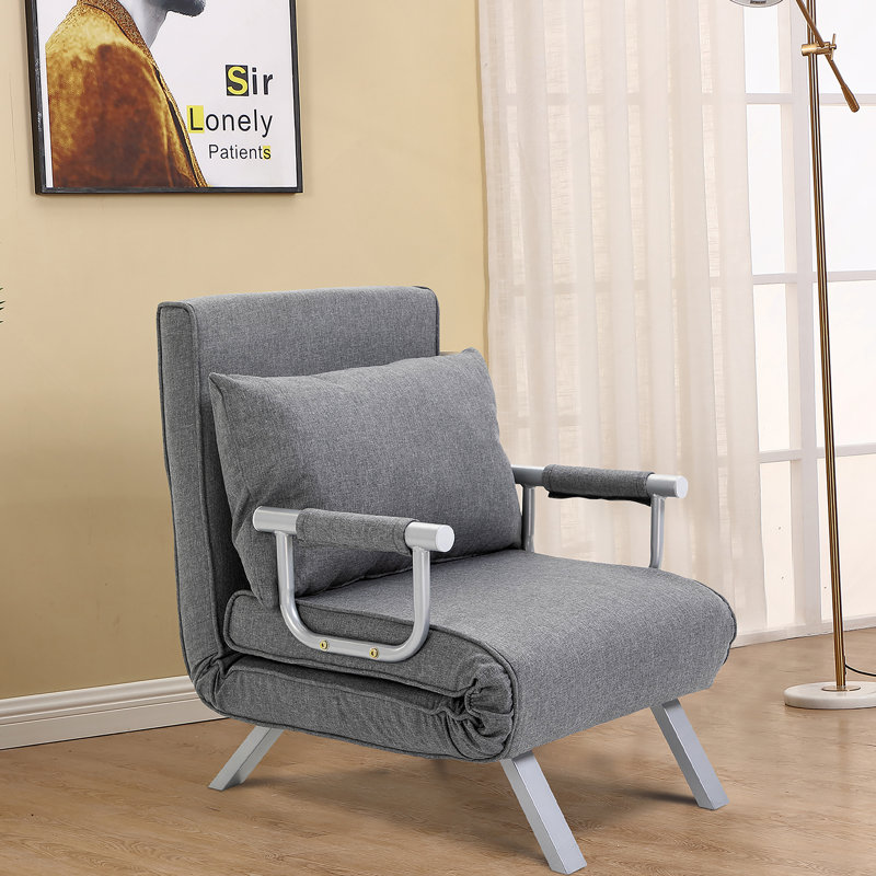 Versatile Convertible Sofa Chair with Adjustable Backrest and Comfortable Upholstery for Relaxation