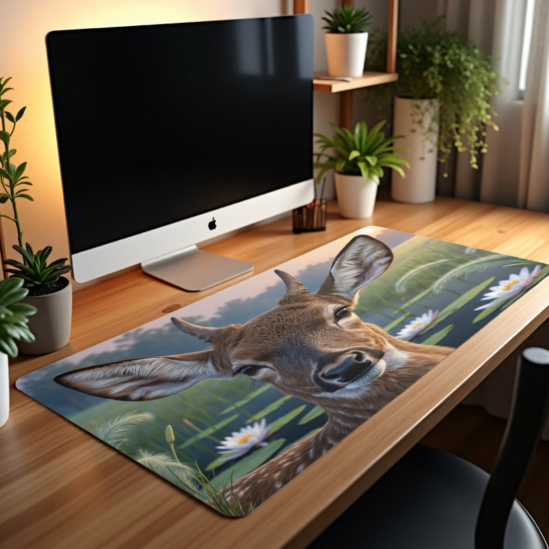 Polyester Desk Pad, 23.6x13.8