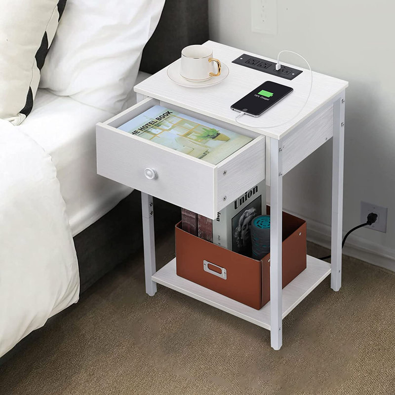 Provenzano 15.75'' W Nightstand, White