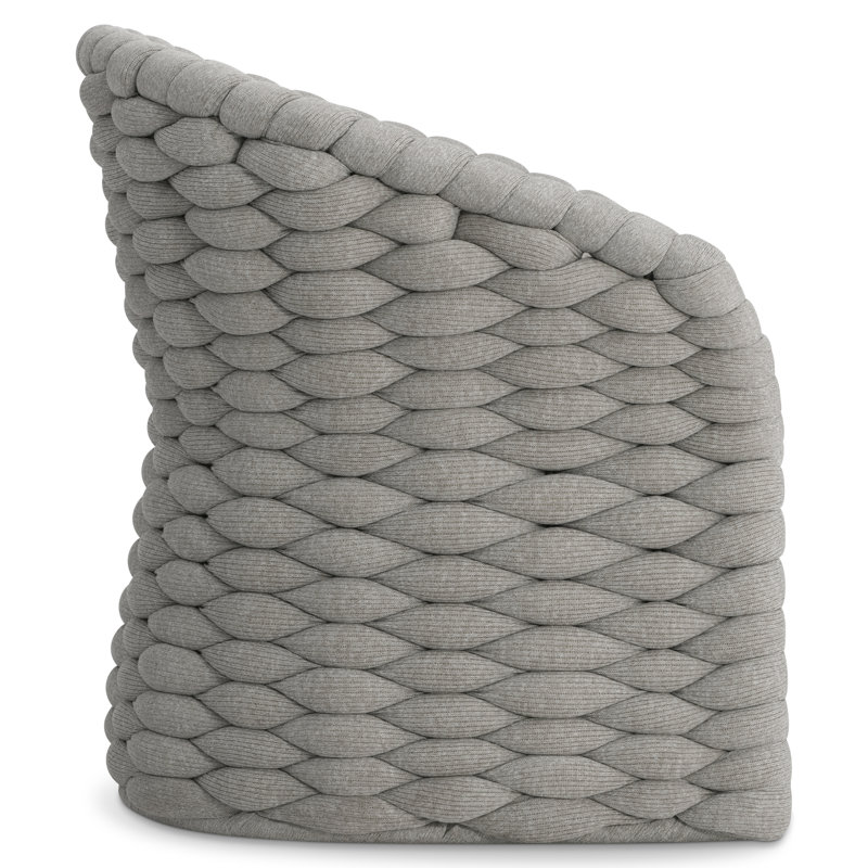 Outdoor Dining Armchair, Nordic Gray