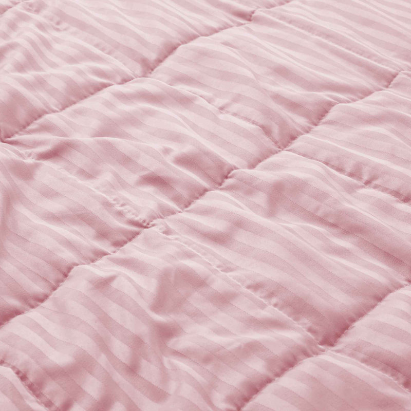 Lightweight duvet with Satin Trim, King, Pink