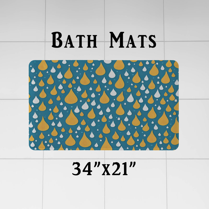 Shower Curtain Blue;Yellow CBSH00057, 72" H x 70" W