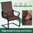 2 PCS Patio Chairs C-Spring Motion Chairs with Quick-drying & Breathable Fabric-1674496750