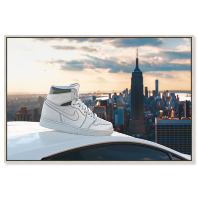 Toile citadine et espadrilles par Art Remedy