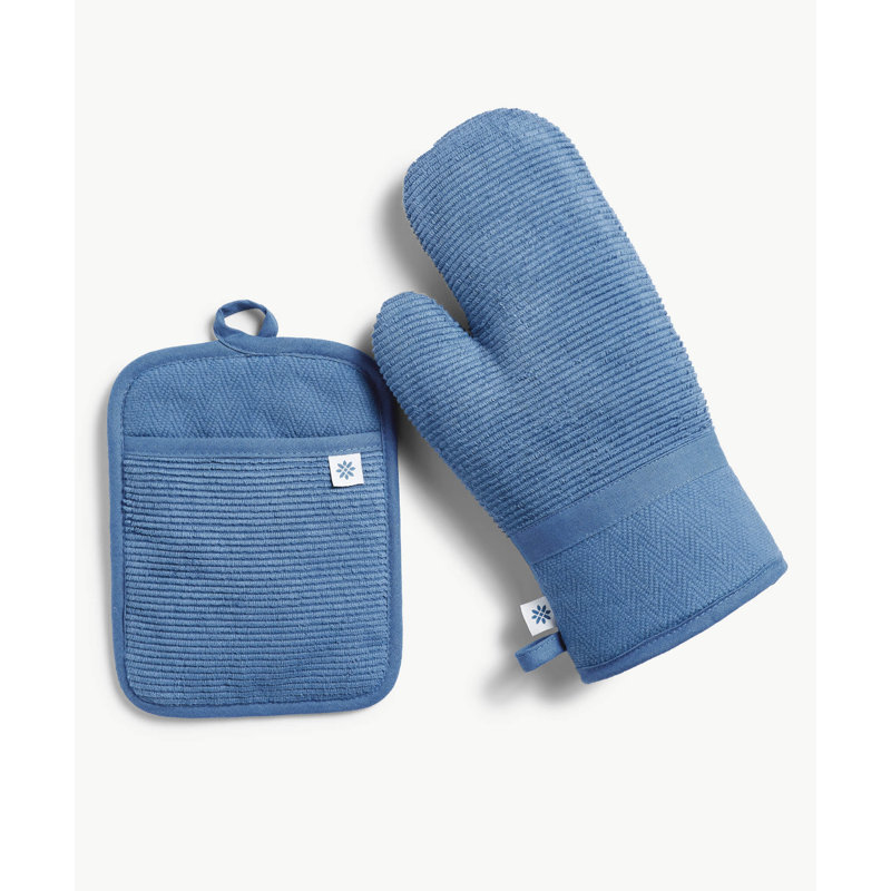 Ensemble de cuisine Blue Loom Tatum, DENIM, (paquet multiple), Bleu