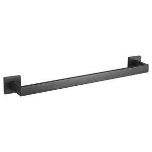 JQK Oil Rubbed Bronze Towel Bar, 12 inch Stainless Steel Towel Rack Bathroom, Towel Holder Wall Mount, Total Length 15 inch, Tb110l12-orb