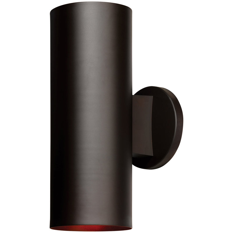 Coll Steel Armed Sconce, Bronze, Halogen