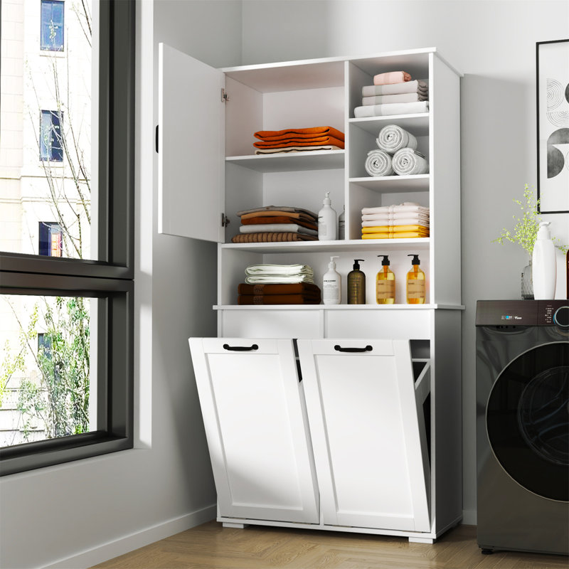 Laundry Cabinet With Doors And Shelf