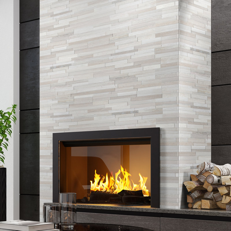 6 in. x 24 in. Honed Natural Stone Ledger Panel Wall Tile, Savile Court
