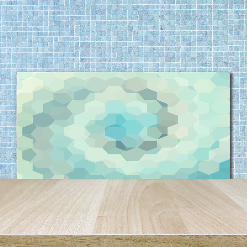 50cm W x 100cm L Glass Peel and Stick Panel