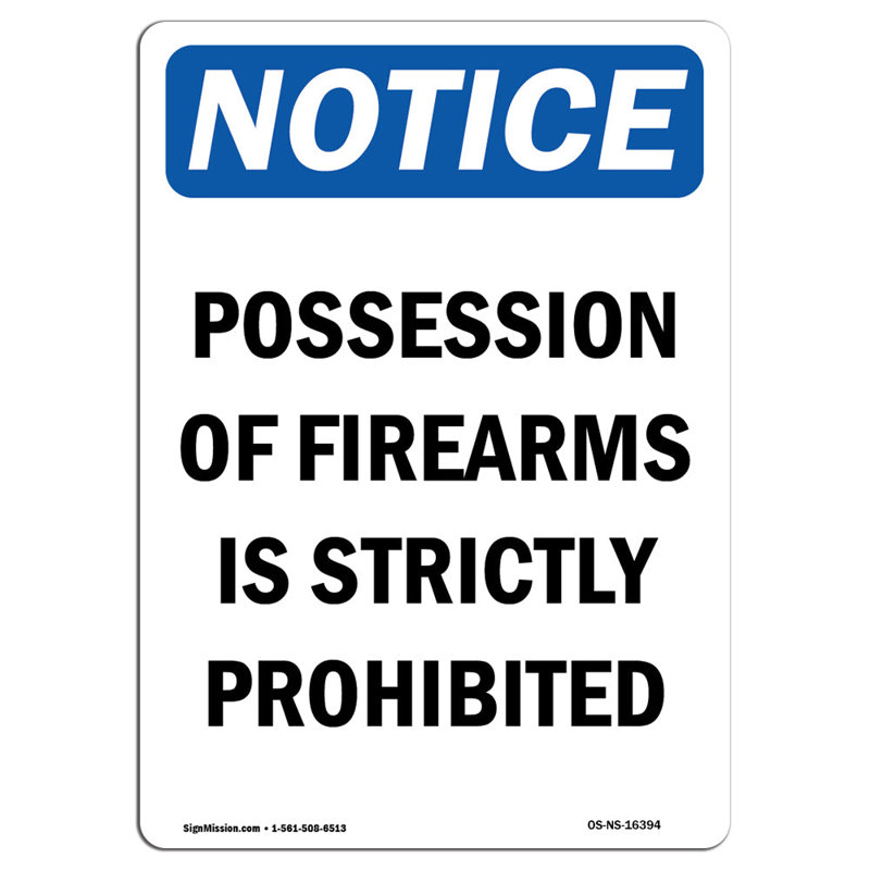 Signe «Possession of Firearms»