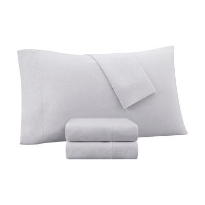 Serta Supersoft Washed Cooling Sheet Set, Includes Bedding Sheets and Pillowcases