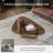 51" Triangle Glass Coffee Table With Solid Wood Base Clear Top Mid Century Center Table For Living Room-378083973