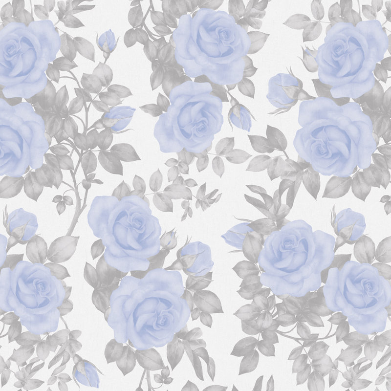 Rouleau de papier peint L 51,18 po x L 41,64 po chumbley, Bleu foncé