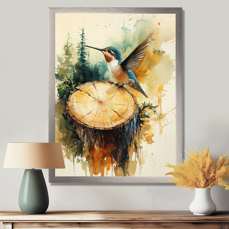 Giani - Animals Wall Art Prints, H 44 po x l 34 po, Picture Framed, Argent argent