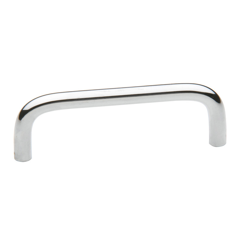 Wire 3 1/2" Center to Center Appliance Pull, Polished Brass
