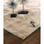 Tapis gris / brun / noir en soie / coton / laine 8 pi 11 po x 11 pi 10 po Ankrum