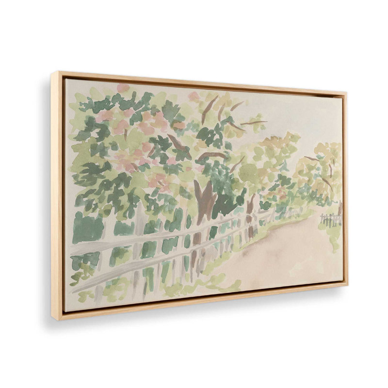 Reproduction d'art sur toile, Cadre flottant sans passe-partout, Tanné, H 48 po x l 32 po