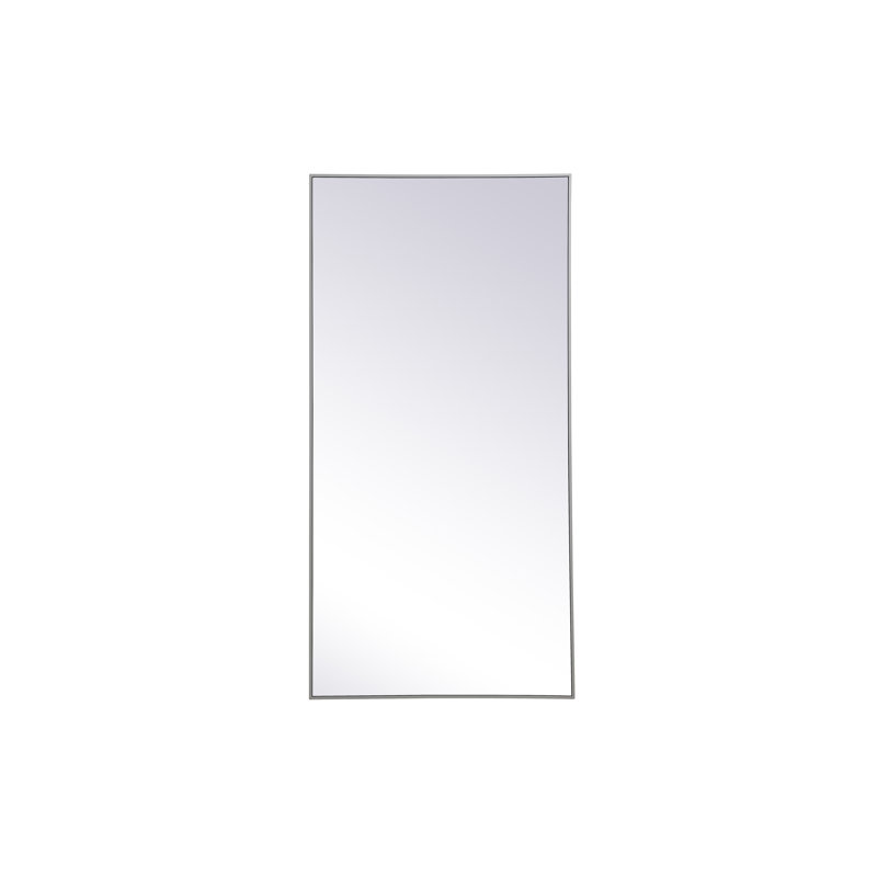 Miroir mural Sabine, 72 po x 36 po, gris