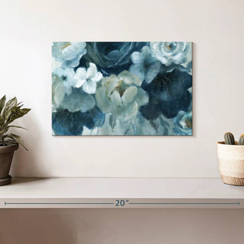 Harnek Blue On Blue, 8" H x 12" W