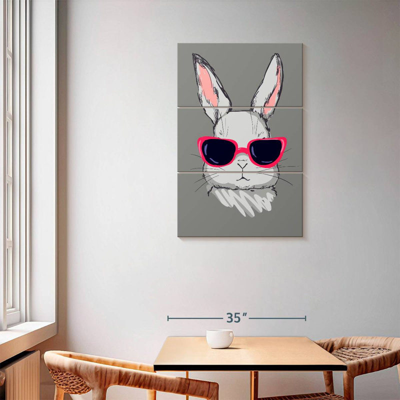 Brampt Cool Bunny, 57" H x 36" W