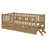 Wood Platform Bed With Guardrail And Trundle-1764027377