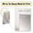 Golden And Beige Abstract Fusion I - Beach Mirror, Beige Unique Wall Mirror, Printed Metal Art-2105410992