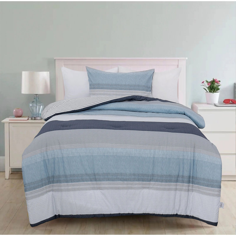  Ensemble d'édredon pour lit simple 2 pièces (70 po x 90 po + 1 taie d'oreiller 20 po x 30 po)