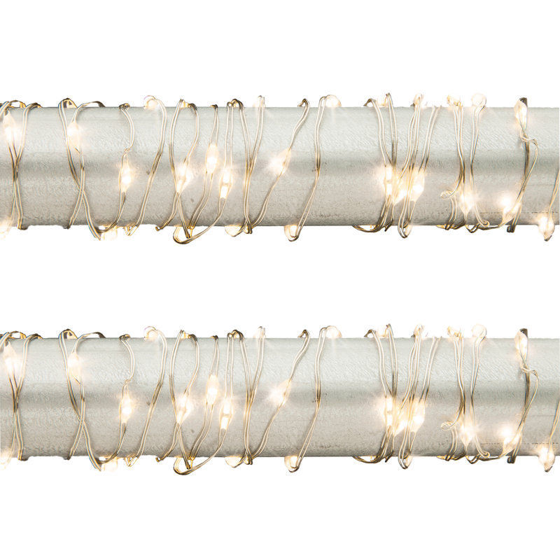 20' Electric Warm White Micro Light String, 20 ft