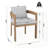 Outddor And Indoor Aluminum Dining Chair Set Of 2-1747119417