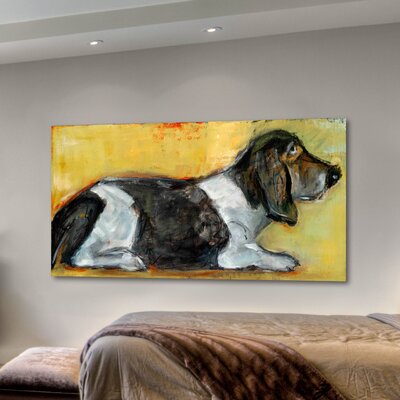 Hush Puppy' by Tori Campisi Painting Print on Wrapped Canvas -  Marmont Hill, MH-TORI-03-C-24