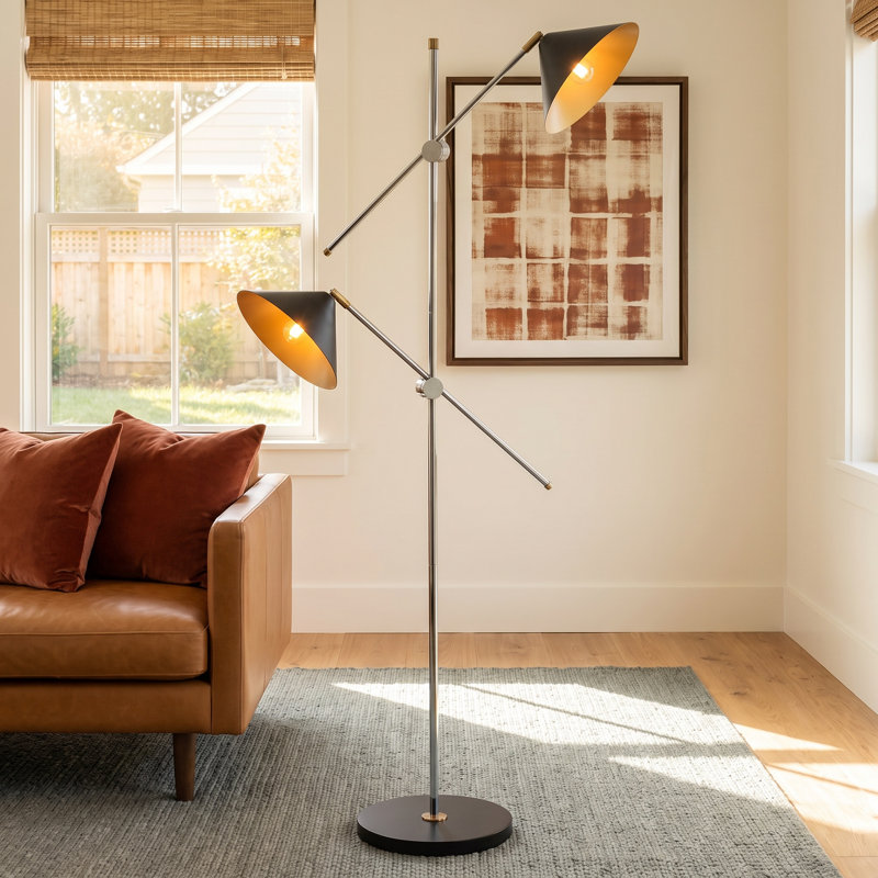 Avia Swing Arm Floor Lamp