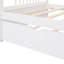 Lit de jour simple avec lit gigogne, bois massif pour la chambre et le salon