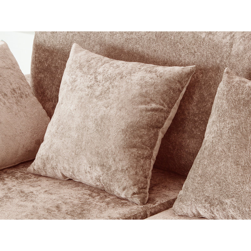 Chaise longue rembourrée, Rose