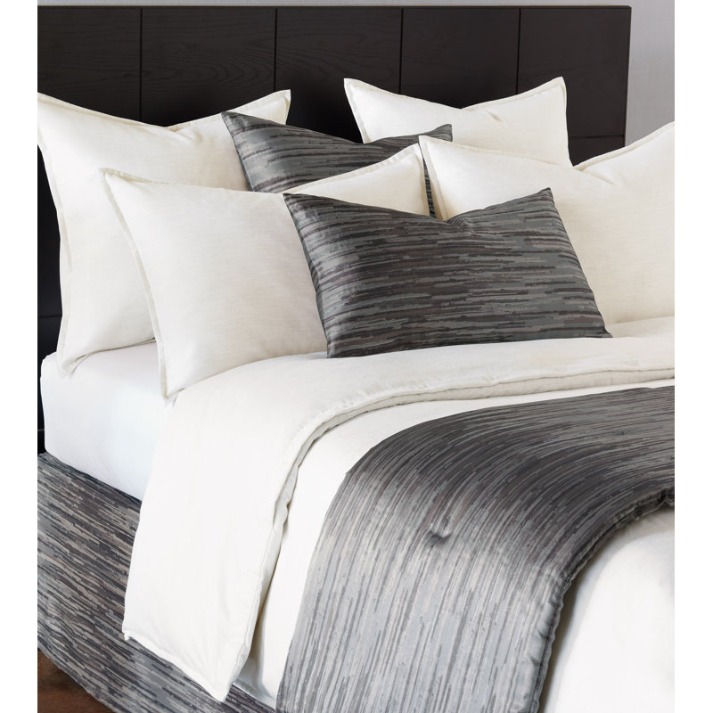 Pierce Comforter, Super Queen Comforter, Marble, Button Tufted